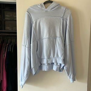 AE baby blue hoodie size L